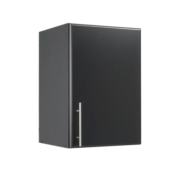 Prepac Elite 16-in W x 24-in H Wood Composite Black Wall-mount Utility Storage Cabinet