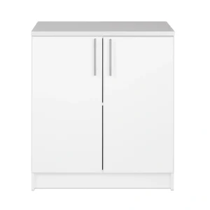 Prepac Elite 32-in W x 35.75-in H Wood Composite White Freestanding Utility Storage Cabinet