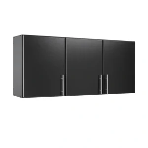Prepac Elite 54-in W x 24-in H Wood Composite Black Wall-mount Utility Storage Cabinet