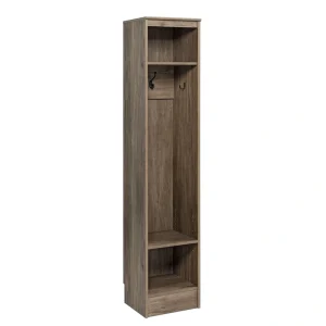 Prepac Entryway Modern 14.75-in Drifted Gray Composite Hall Tree