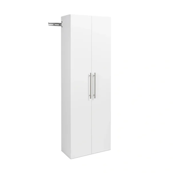 Prepac HangUps 24-in W x 72-in H Wood Composite White Wall-mount Utility Storage Cabinet