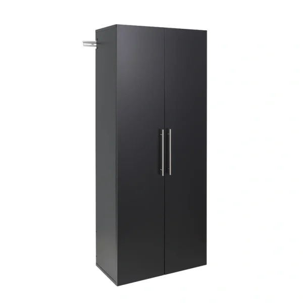 Prepac HangUps 30-in W x 72-in H Wood Composite Black Wall-mount Utility Storage Cabinet T726918618