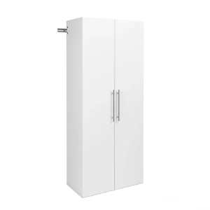 Prepac HangUps 30-in W x 72-in H Wood Composite White Wall-mount Utility Storage Cabinet T726918623