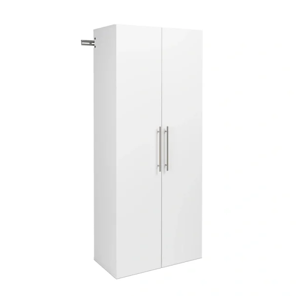 Prepac HangUps 30-in W x 72-in H Wood Composite White Wall-mount Utility Storage Cabinet T726918623