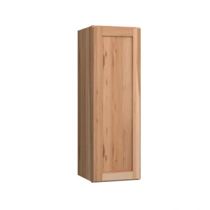 Project Source Branson 12-in W x 36-in H x 12-in D Hickory Base Fully Assembled Cabinet (Recessed Panel Shaker Door Style)
