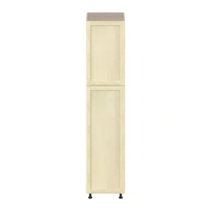 Project Source Omaha Unfinished 18-in W x 84.5-in H x 24.5-in D Unfinished Poplar Pantry Ready To Assemble Cabinet (Recessed Panel Shaker Door Style)