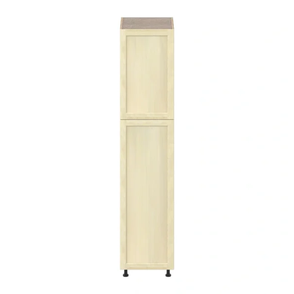 Project Source Omaha Unfinished 18-in W x 84.5-in H x 24.5-in D Unfinished Poplar Pantry Ready To Assemble Cabinet (Recessed Panel Shaker Door Style)