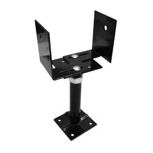 Pylex 3-in to 7-in Black Steel Deck Support (2-Pack)