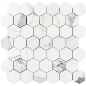 Ragno USA Titus Hills Calacatta 12 x 11 Ceramic Mosaic Tile T726942967