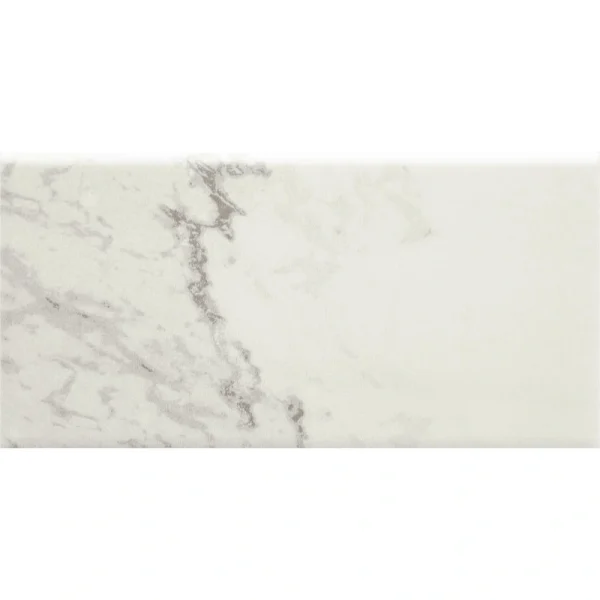 Ragno USA Titus Hills Calacatta 4 x 8 Ceramic Bullnose Trim