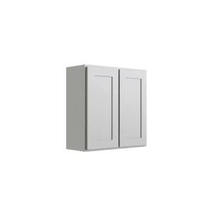 RELIABILT 27-in W x 30-in H x 12-in D Grey Wall Fully Assembled Plywood Cabinet (Shaker Door Style) T726918294
