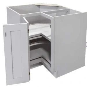 RELIABILT 27-in W x 34.5-in H x 24-in D Grey 1-Drawer Base Fully Assembled Plywood Cabinet (Flat Panel Shaker Style)