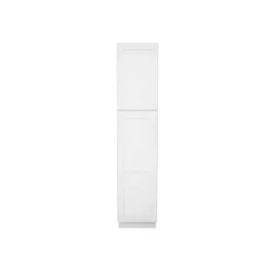 RELIABILT Fairplay 18-in W x 90-in H x 24-in D White Pantry Ready To Assemble Plywood Cabinet (Recessed Panel Shaker Door Style)