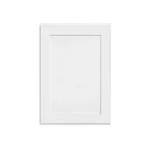RELIABILT Fairplay 21-in W x 30-in H x 12-in D White Wall Ready To Assemble Plywood Cabinet (Recessed Panel Shaker Door Style)