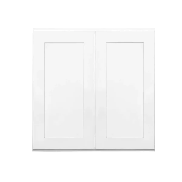 RELIABILT Fairplay 27-in W x 30-in H x 12-in D White Wall Ready To Assemble Plywood Cabinet (Recessed Panel Shaker Door Style)