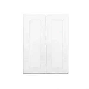 RELIABILT Fairplay 27-in W x 36-in H x 12-in D White Wall Ready To Assemble Plywood Cabinet (Recessed Panel Shaker Door Style)