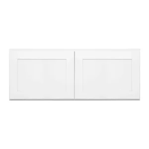 RELIABILT Fairplay 30-in W x 12-in H x 12-in D White Wall Ready To Assemble Plywood Cabinet (Recessed Panel Shaker Door Style)
