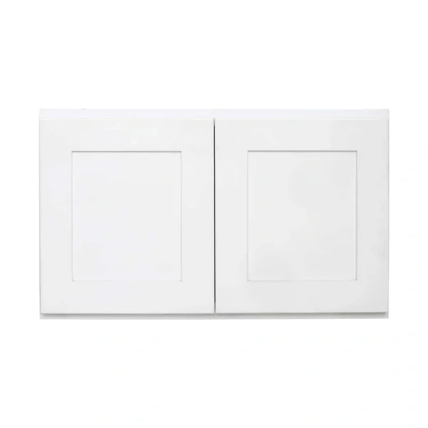 RELIABILT Fairplay 30-in W x 15-in H x 12-in D White Wall Ready To Assemble Plywood Cabinet (Recessed Panel Shaker Door Style)