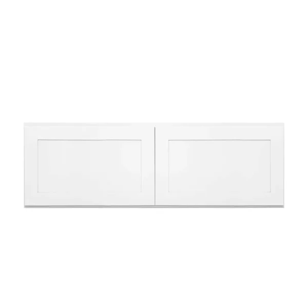 RELIABILT Fairplay 36-in W x 12-in H x 12-in D White Wall Ready To Assemble Plywood Cabinet (Recessed Panel Shaker Door Style)