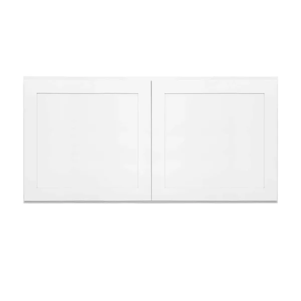 RELIABILT Fairplay 36-in W x 18-in H x 12-in D White Wall Ready To Assemble Plywood Cabinet (Recessed Panel Shaker Door Style)