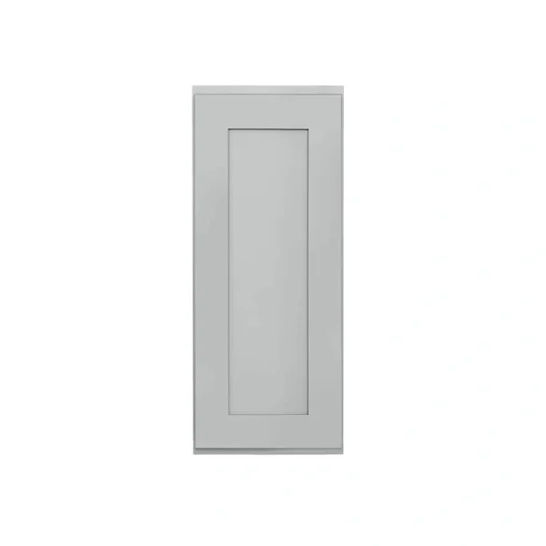 RELIABILT Overlake 12-in W x 30-in H x 12-in D Gray Wall Ready To Assemble Plywood Cabinet (Recessed Panel Shaker Door Style)