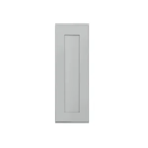 RELIABILT Overlake 12-in W x 36-in H x 12-in D Gray Wall Ready To Assemble Plywood Cabinet (Recessed Panel Shaker Door Style)