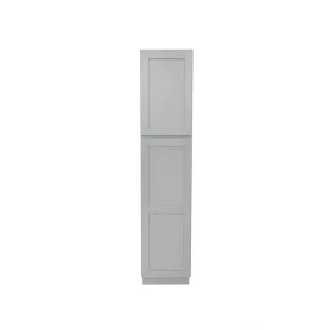 RELIABILT Overlake 18-in W x 84-in H x 24-in D Gray Pantry Ready To Assemble Plywood Cabinet (Recessed Panel Shaker Door Style)