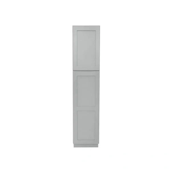 RELIABILT Overlake 18-in W x 84-in H x 24-in D Gray Pantry Ready To Assemble Plywood Cabinet (Recessed Panel Shaker Door Style)