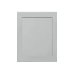 RELIABILT Overlake 24-in W x 30-in H x 12-in D Gray Wall Ready To Assemble Plywood Cabinet (Recessed Panel Shaker Door Style)
