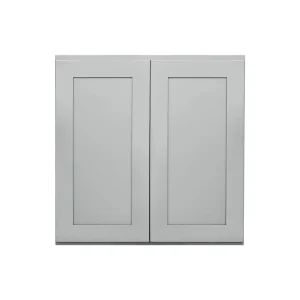 RELIABILT Overlake 27-in W x 30-in H x 12-in D Gray Wall Ready To Assemble Plywood Cabinet (Recessed Panel Shaker Door Style)