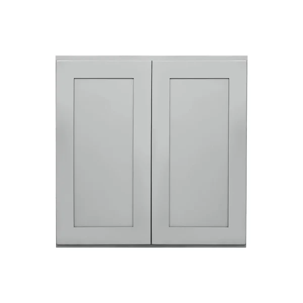 RELIABILT Overlake 27-in W x 30-in H x 12-in D Gray Wall Ready To Assemble Plywood Cabinet (Recessed Panel Shaker Door Style)