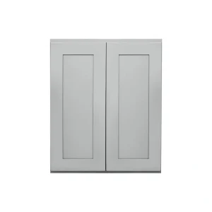 RELIABILT Overlake 30-in W x 36-in H x 12-in D Gray Wall Ready To Assemble Plywood Cabinet (Recessed Panel Shaker Door Style)