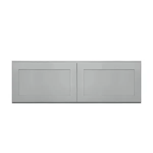 RELIABILT Overlake 36-in W x 12-in H x 12-in D Gray Wall Ready To Assemble Plywood Cabinet (Recessed Panel Shaker Door Style)