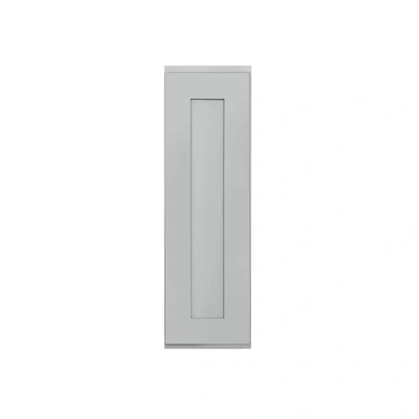 RELIABILT Overlake 9-in W x 30-in H x 12-in D Gray Wall Ready To Assemble Plywood Cabinet (Recessed Panel Shaker Door Style)