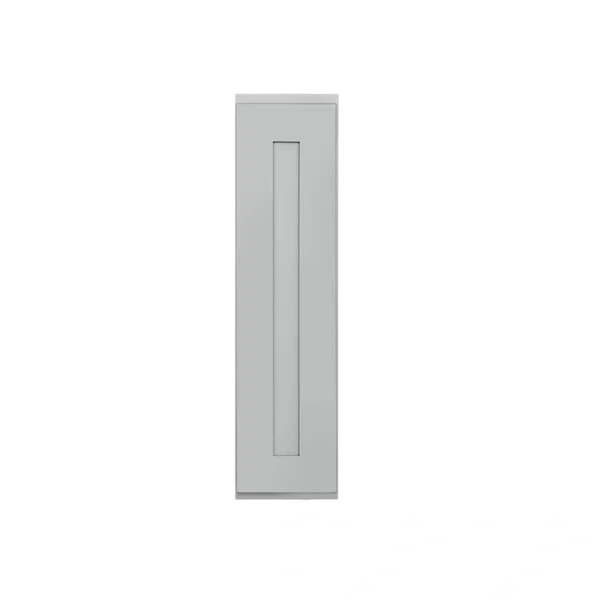 RELIABILT Overlake 9-in W x 36-in H x 12-in D Gray Wall Ready To Assemble Plywood Cabinet (Recessed Panel Shaker Door Style)