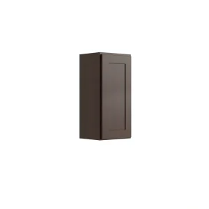 RELIABILT Parkstone 15-in W x 30-in H x 12-in D Espresso Wall Fully Assembled Plywood Cabinet (Shaker Door Style) T726918556