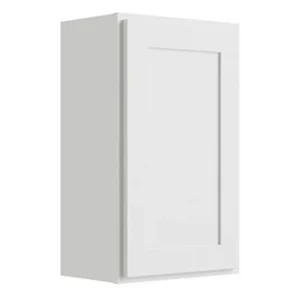 RELIABILT Parkstone 15-in W x 36-in H x 12-in D White Wall Fully Assembled Plywood Cabinet (Shaker Door Style) T726918353