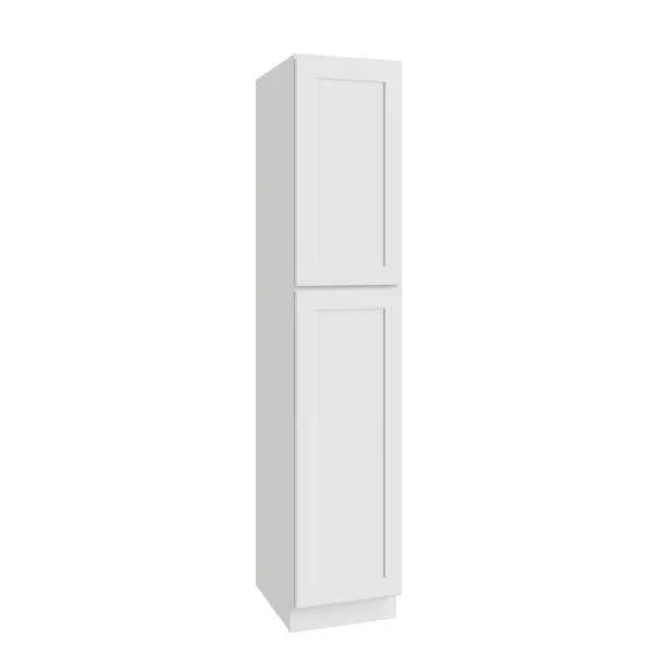 RELIABILT Parkstone 18-in W x 84-in H x 24-in D White Pantry Fully Assembled Plywood Cabinet (Shaker Door Style) T726918337