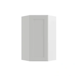 RELIABILT Parkstone 23.875-in W x 42-in H x 12-in D White Diagonal Wall Fully Assembled Plywood Cabinet (Shaker Door Style) T726918516