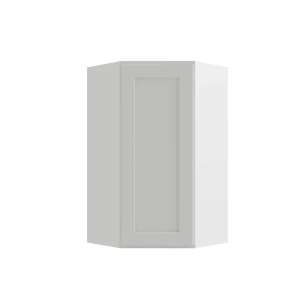 RELIABILT Parkstone 23.875-in W x 42-in H x 12-in D White Diagonal Wall Fully Assembled Plywood Cabinet (Shaker Door Style) T726918516