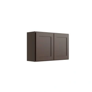 RELIABILT Parkstone 24-in W x 24-in H x 12-in D Espresso Wall Fully Assembled Plywood Cabinet (Shaker Door Style) T726918525