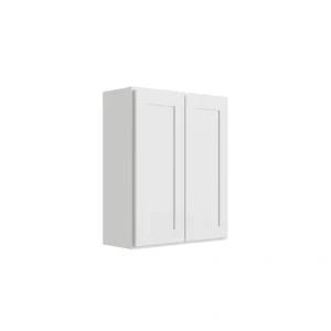 RELIABILT Parkstone 24-in W x 36-in H x 12-in D White Wall Fully Assembled Plywood Cabinet (Shaker Door Style)