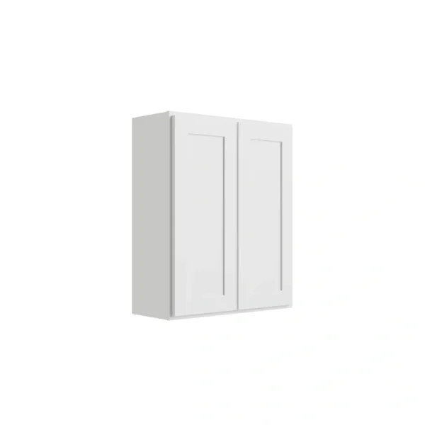 RELIABILT Parkstone 24-in W x 36-in H x 12-in D White Wall Fully Assembled Plywood Cabinet (Shaker Door Style)