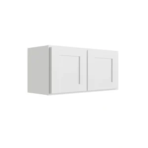 RELIABILT Parkstone 27-in W x 18-in H x 12-in D White Wall Fully Assembled Plywood Cabinet (Shaker Door Style) T726918505