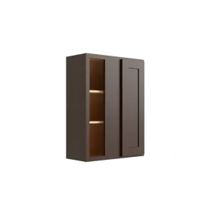 RELIABILT Parkstone 27-in W x 30-in H x 12-in D Espresso Blind Wall Fully Assembled Plywood Cabinet (Shaker Door Style) T726918511