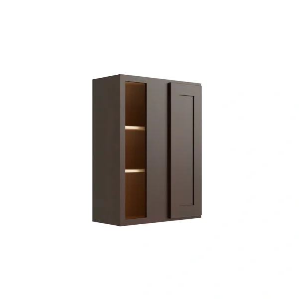 RELIABILT Parkstone 27-in W x 30-in H x 12-in D Espresso Blind Wall Fully Assembled Plywood Cabinet (Shaker Door Style) T726918511