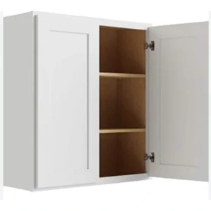 RELIABILT Parkstone 27-in W x 30-in H x 12-in D White Wall Fully Assembled Plywood Cabinet (Shaker Door Style)