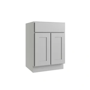 RELIABILT Parkstone 27-in W x 34.5-in H x 24-in D Grey Base Fully Assembled Plywood Cabinet (Flat Panel Shaker Door Style) T726918280