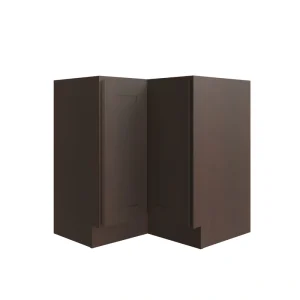 RELIABILT Parkstone 32-in W x 34.5-in H x 24-in D Espresso Lazy Susan Corner Base Fully Assembled Plywood Cabinet (Shaker Style) T726918483