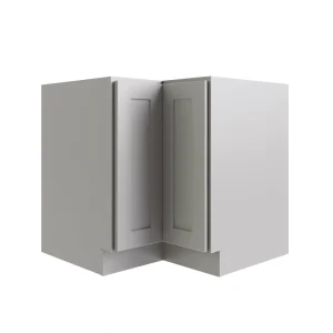 RELIABILT Parkstone 32-in W x 34.5-in H x 24-in D Grey Lazy Susan Corner Base Fully Assembled Plywood Cabinet (Shaker Style) T726918209
